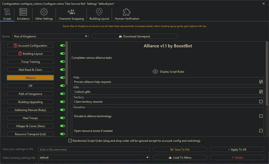 Rise of Kingdoms Bot - Alliance